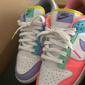 Low dunks multi color